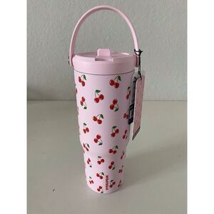 Hydrapeak Nomad Artisan Collection 32 Oz Tumbler 2 Straws Lid Cherry Baby Pink